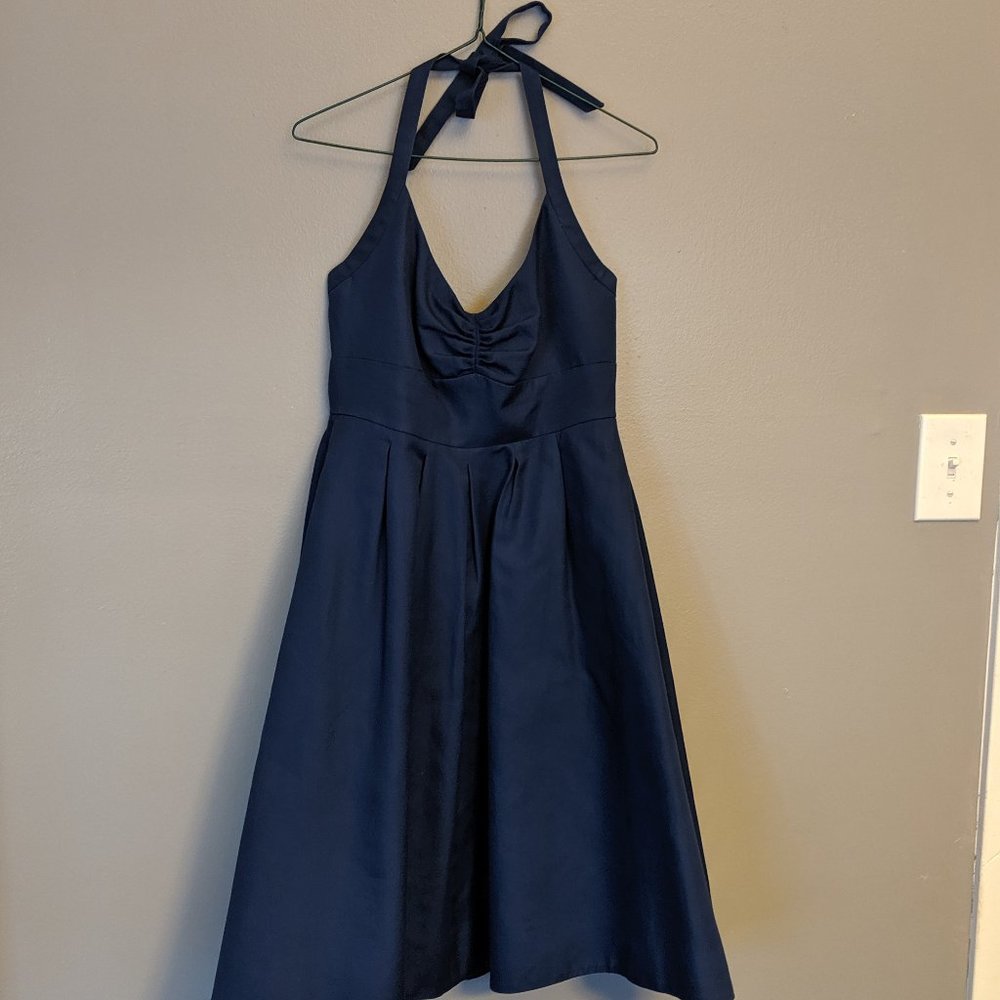 NAVY J. Crew A-line Halter Dress | 2/20% 3/25% 4/30%
